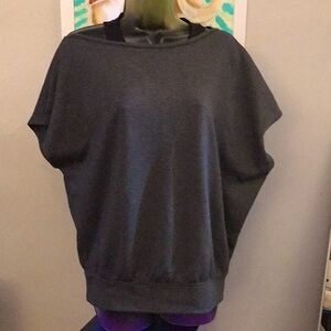 Express Dark Gray Women's Sweatshirt Style Top